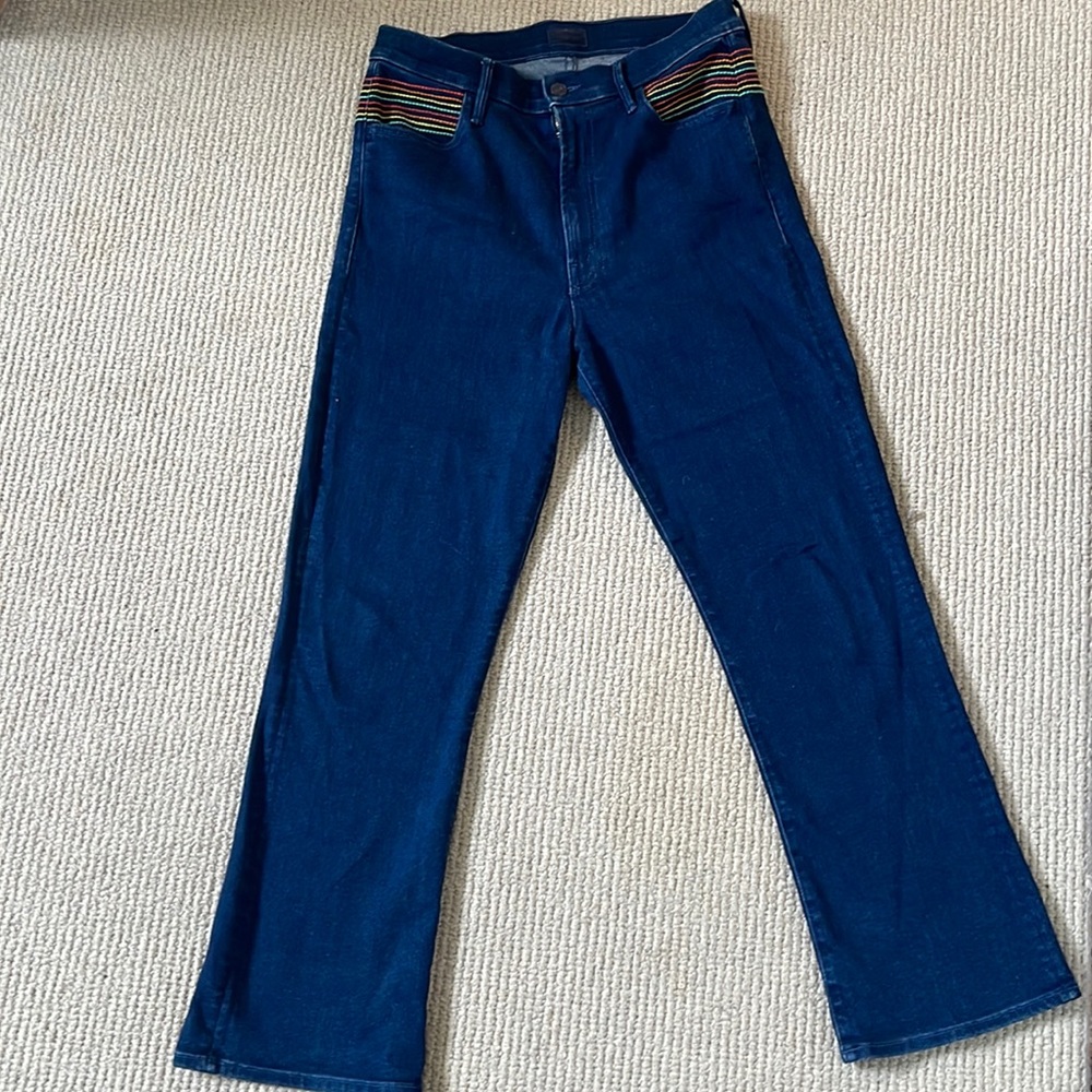 Mother Jeans Smooth Hustler over the rainbow size 31 perfect condition